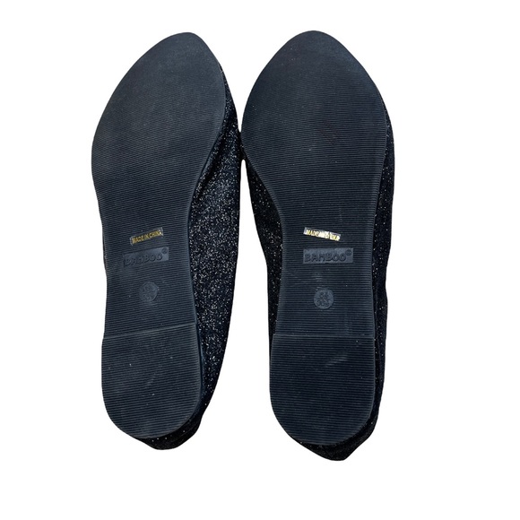Bamboo Black Sparkle Ballet Flats - NWOT - Picture 4 of 7